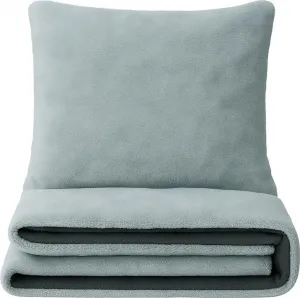 Комплект постельного белья 135x200 см, плюшевый мишка, серый, с эффектом пузырчатой ткани, с наволочкой 80x80 см и застежкой-молнией, пушистый, 4 предмета leonado vicenti