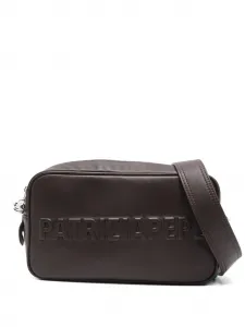 Сумка-сэтчел с тиснением Patrizia Pepe, коричневый