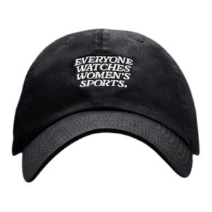 Хлопковая бейсболка женская Nike, черный