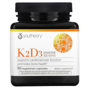 YouTheory K2D3 60 вег капсул