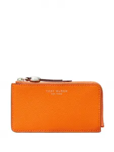 Картхолдер Romy на молнии Tory Burch, оранжевый