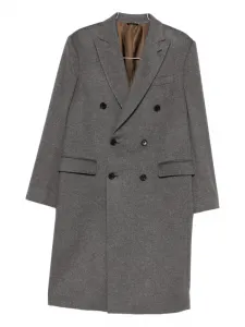 Двубортное пальто Reveres 1949, серый