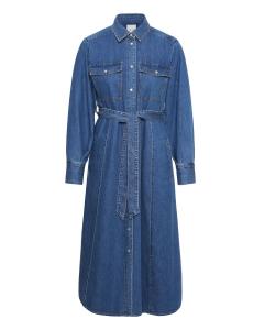 Part Two Платье-рубашка 'Polenka' в темно-синем цвете