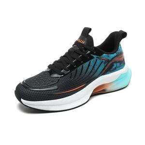 JSWEI Мужские беговые кроссовки лоу-топ белые черные бирюзовые, цвет Black Turquoise