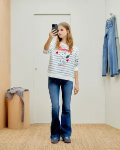 Женские брюки-клеш carpenter Green Coast, индиго