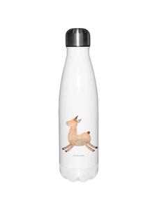 Mr. & Mrs. Panda Термос, лама, прыгающая без слов в белом