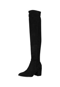 Ботфорты женские Steve Madden классические на каблуке, черный