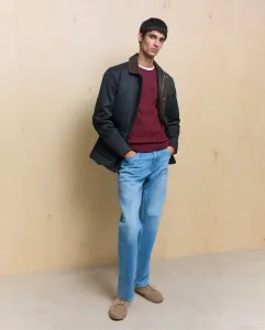 Мужской свитер с круглым вырезом Easy Wear, бордовый