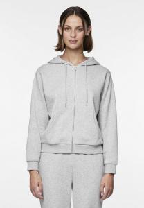 Толстовка на молнии PCCHILLI Pieces, серый