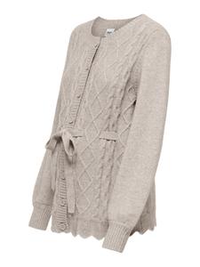 Вязаный кардиган Only Maternity OLMKallu, серый