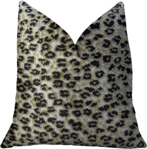Plutus Brands Декоративная подушка Plutus Wild Cheetah ручной работы Multicolored