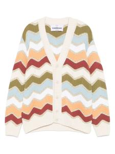 Кардиган с узором зигзаг Missoni, нейтральный