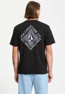 Футболка с оптическим принтом Volcom, Black