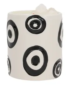 Свеча с узором из коллаборации с love & stones, 10,5х9 см, 10 Corso Como, белый