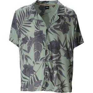 Рубашка Beach с цветочным принтом Boss HUGO BOSS, зеленый