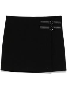 Chiara Ferragni мини-юбка с запахом, черный