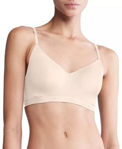 Женский бюстгальтер без косточек от формы до тела на легкой подкладке QF7618 Calvin Klein, коричневый