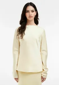 Блузка талия Topshop, Oat Milk