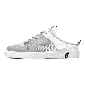 PLAY COBBLER Мужские противоскользящие тапочки с закрытым носком и устойчивостью к истиранию серые, цвет Gray