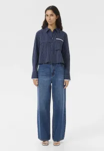 Блузка на пуговицах amy malle Karen By Simonsen, Inkwell Stripe