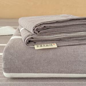 Avivi Простыня из хлопка 230х270 см, серые тонкие полоски