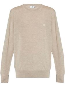 ETRO толстовка с вышитым логотипом, нейтральный цвет