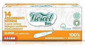 Тампоны с аппликатором Супер 16 шт. Vivicot Bio
