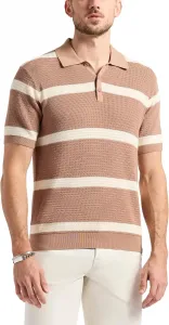 Мужской короткий рукав свитер-поло Buffalo David Bitton