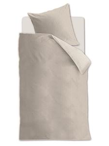 Комплект постельного белья Бамбу в цвете песок Ambiante, 140x200/220 см