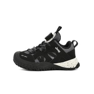 Низкие детские кроссовки для бега Jeep, черный