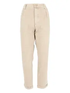 Плиссированные брюки Jacob Cohen, бежевый