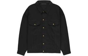 Мужская джинсовая куртка серии Cloud FW23, черная Fear Of God Essentials, черный