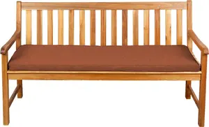 Подушка для сиденья для скамеек, садовых качелей и сидений, гладкая. FK5 (110x50x5, оранжевый)