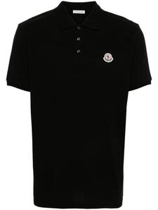 Moncler рубашка поло с логотипом, черный