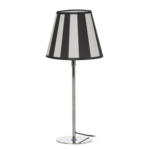 Настольная лампа hell&gut Spik Chrome Typ A, хром / смешанная ткань - 1-световой - черный / белый