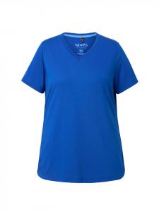 синяя джинсовая рубашка Ulla Popken