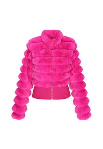 Куртка межсезонная faina, розовый