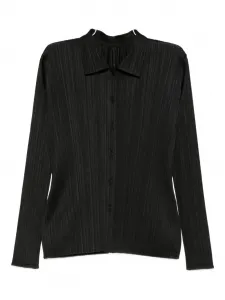 Базовая рубашка на пуговицах Issey Miyake, черный