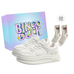 BINGO DUCK Женские противоскользящие низкие скейтерские кроссовки Black, цвет Black