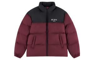 OCCUPY Классическая пуховая куртка с логотипом унисекс, Black Red