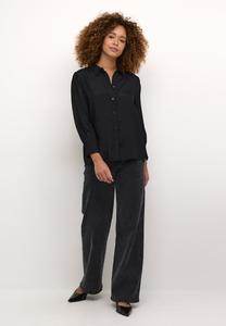 Блузка на пуговицах EMINE Kaffe, пестрый черный