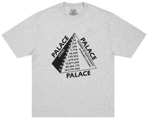 Футболка Palace Scheme цвета «серый меланж»