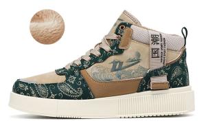 WARRIOR Высокие скейтерские кроссовки мужские Khaki Jasper, цвет Khaki Jasper