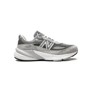 Замшевые низкие кеды New Balance, серый