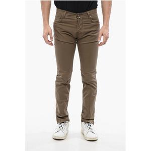 Коричневые хлопковые брюки Corneliani, Brown