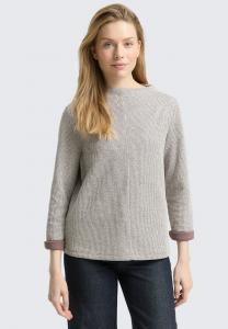 Джемпер TOM TAILOR Jumper, Dark Pecan Brown Melange/Dark Brown