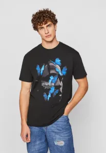 Футболка с принтом le papillon оверсайз Upscale By Mister Tee, Black