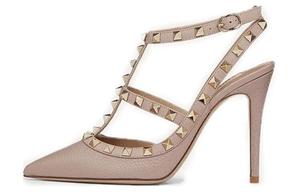Женские туфли Valentino Rockstud, телесно-розовый