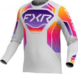 Джерси для мотокросса FXR podium relay, Grey/Purple