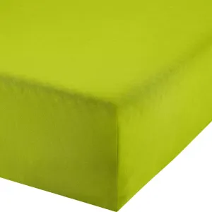Простыня на резинке Boxspring Freising, цвет "яблочно-зеленый" 180x200 см - 200x220 см Erwin Müller